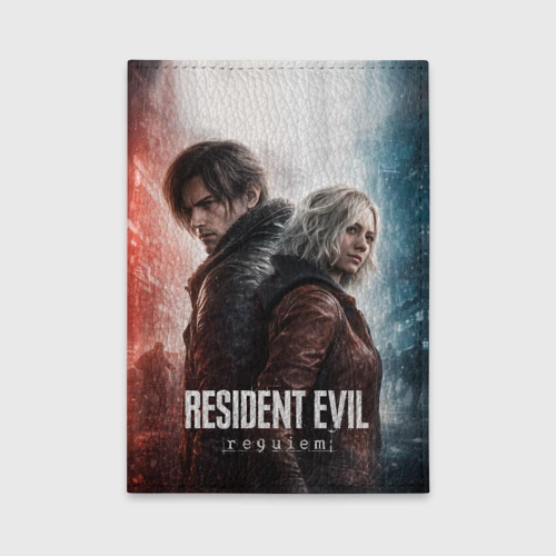 Обложка для автодокументов Leon and Grace Resident evil requiem