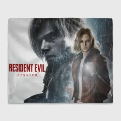 Плед 3D Главные герои Resident evil 9 requiem
