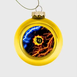 Ёлочный шар стеклянный/пластиковый Serious Sam storm neon