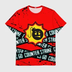 Мужская футболка 3D Serious Sam x Counter strike