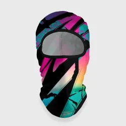 Балаклава 3D Полосы неона