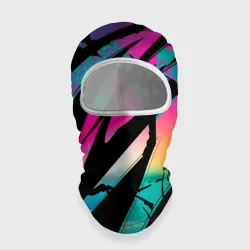 Балаклава 3D Полосы неона