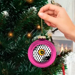 Ёлочный шар стеклянный/пластиковый Serious Sam геймер каски - фото 2