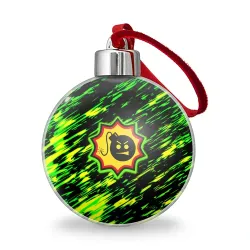 Ёлочный шар Serious Sam кислотные краски