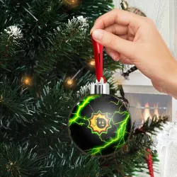 Ёлочный шар Serious Sam зелёный шторм - фото 2