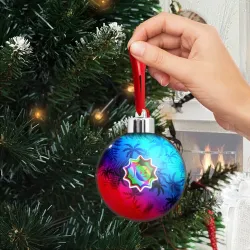 Ёлочный шар Serious Sam neon tropic - фото 2