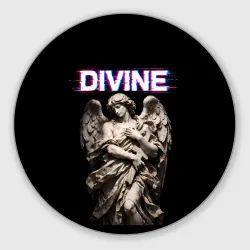Круглый коврик для мышки Divine