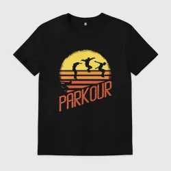 Мужская футболка хлопок Parkour man