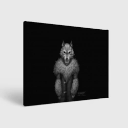 Холст прямоугольный Wolf - Tiny Bunny