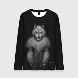 Мужской лонгслив 3D Wolf - Tiny Bunny