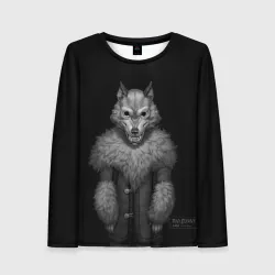 Женский лонгслив 3D Wolf - Tiny Bunny