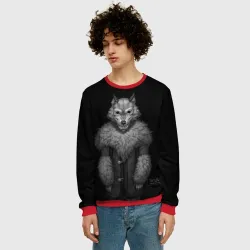 Мужской свитшот 3D Wolf - Tiny Bunny - фото 2