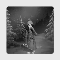 Магнит виниловый Квадрат Polina - Tiny Bunny