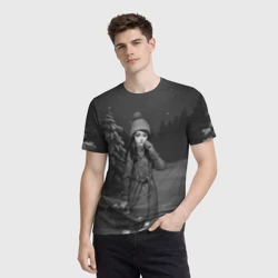 Мужская футболка 3D Polina - Tiny Bunny - фото 2