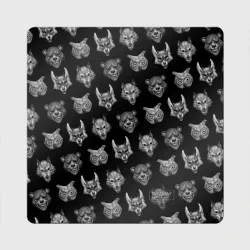 Магнит виниловый Квадрат Pattern - Tiny Bunny
