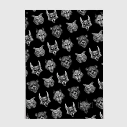 Постер Pattern - Tiny Bunny