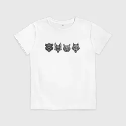 Детская футболка хлопок Masks