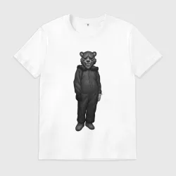 Мужская футболка хлопок Tiny Bunny - Medvezutka 