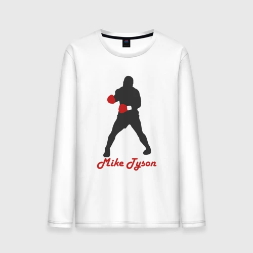 Мужской лонгслив хлопок Mike Tyson boxing