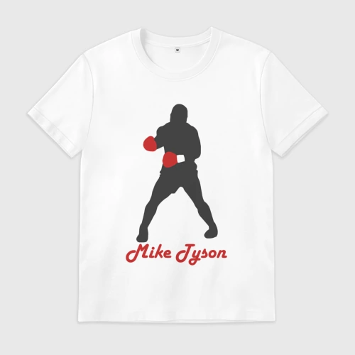 Мужская футболка хлопок Mike Tyson boxing