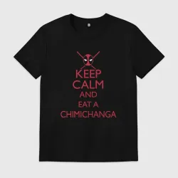 Мужская футболка хлопок Eat chimichanga