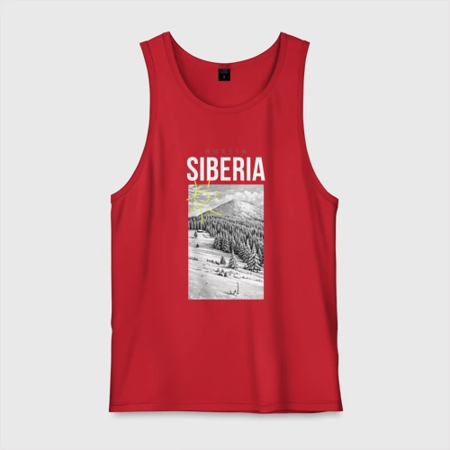 Мужская майка хлопок Siberian region