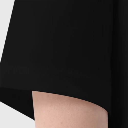 Женская футболка хлопок Oversize с принтом IT Хохлома Куда я жмав, фото #4