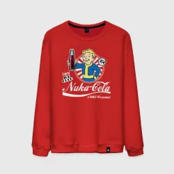 Мужской свитшот хлопок Fallout Nuka-Cola
