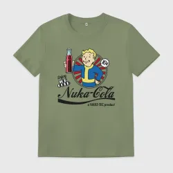 Мужская футболка хлопок Fallout Vault-boy
