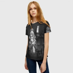 Женская футболка 3D Tiny Bunny - Katya - фото 2