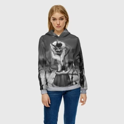 Женская толстовка 3D Лича - Алиса - фото 2