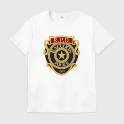Мужская футболка хлопок Resident Evil - Raccoon Police Department