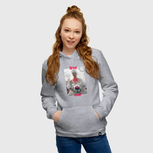 Женская толстовка хлопок с принтом Грозовой перевал - Роман Бронте, фото на моделе #1