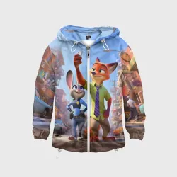 Детская ветровка 3D Judy and Nick - selfie