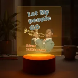 Светильник-ночник Let my people go - Louis Armstrong  - фото 2