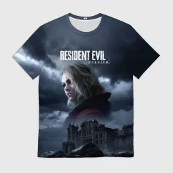 Мужская футболка 3D Grace - Resident Evil requiem