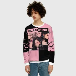Мужской свитшот 3D Blackpink K pop - фото 2