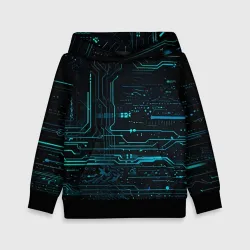 Детская толстовка 3D Пространство интернета