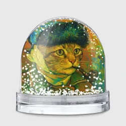 Игрушка Снежный шар Автопортрет Кота Гога - мем