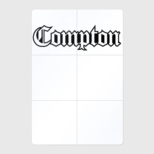Магнитный плакат 2Х3 Compton Калифорния рэп