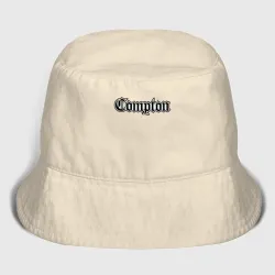 Женская панама хлопок Compton rap надпись
