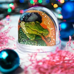 Игрушка Снежный шар Автопортрет Кро Гога - мем - фото 2