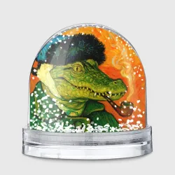 Игрушка Снежный шар Автопортрет Кро Гога - мем