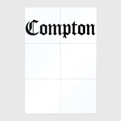 Магнитный плакат 2Х3 Compton Калифорния рэп чёрная надпись