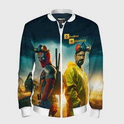 Мужской бомбер 3D Дэдпул и Хайзенберг пустились во все тяжкие