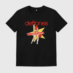Мужская футболка хлопок Deftones - Back To School Tour