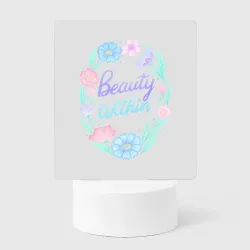 Светильник-ночник Beauty within - леттеринг