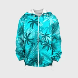 Детская куртка 3D GTA Vice city style Tommy Vercetti тропический пляж