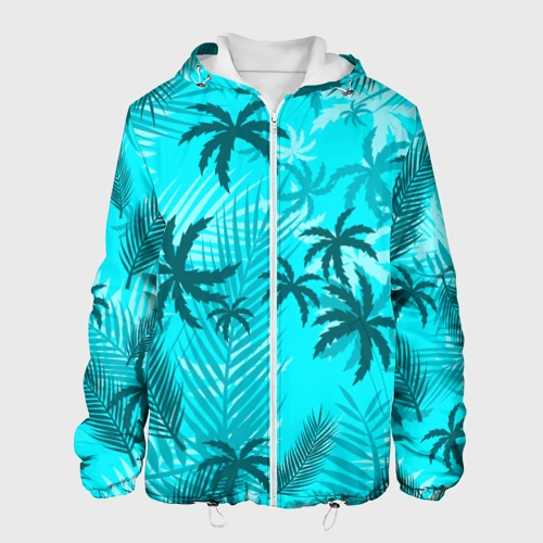Мужская куртка 3D GTA Vice city style Tommy Vercetti тропический пляж