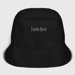 Женская панама хлопок Death note белая надпись